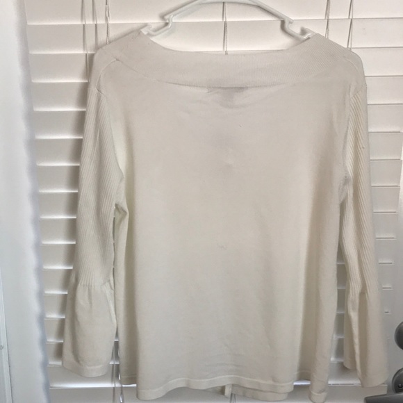 NWT WD.NY White Sweater Size M. 🛍 - Picture 4 of 6